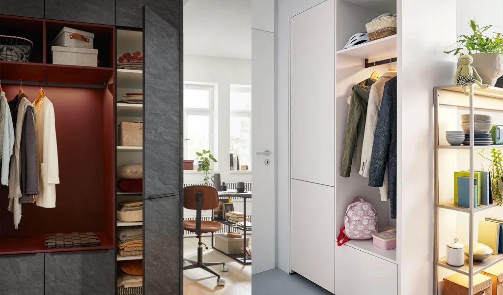 Solution de rangement : Penderie