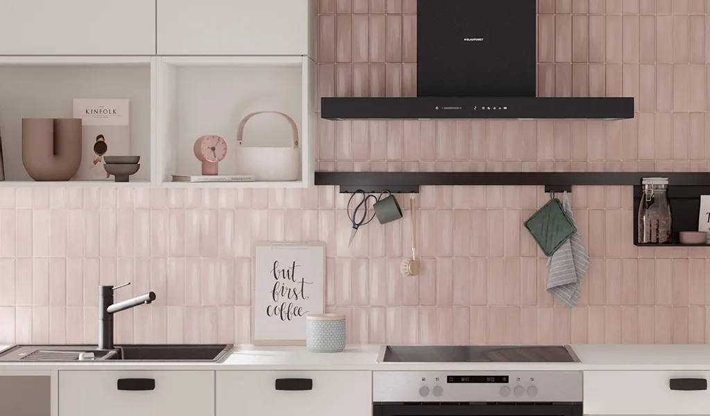 Agenceurs de cuisines _ Crédence Rose