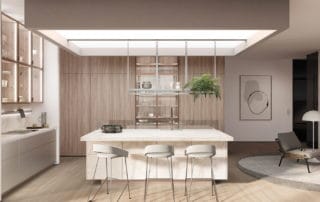 cuisine contemporaine : élégance et fonctionnalité en parfaite harmonie